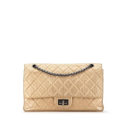 Chanel Reissue 2.55 Aged Calfskin Double Flap 227 (SHG-elkFh5)