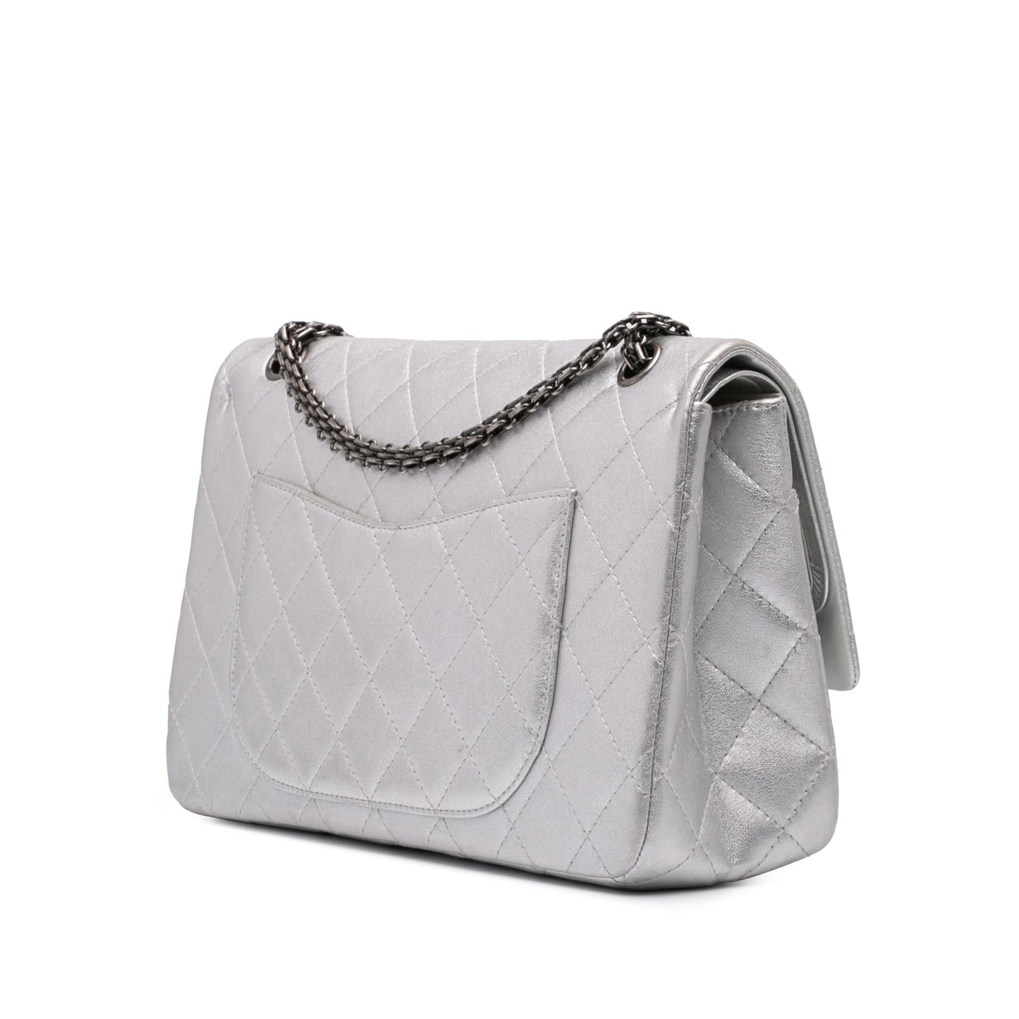 Chanel Reissue 2.55 Metallic Lambskin Double Flap 227
