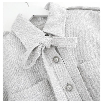 CHANEL PEARLY GRAY FANTASY TWEED JACKET