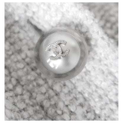 CHANEL PEARLY GRAY FANTASY TWEED JACKET