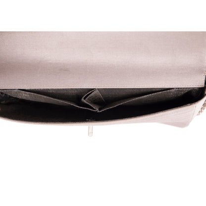 Chanel Satin Horizontal Quilt E/W Flap Bag