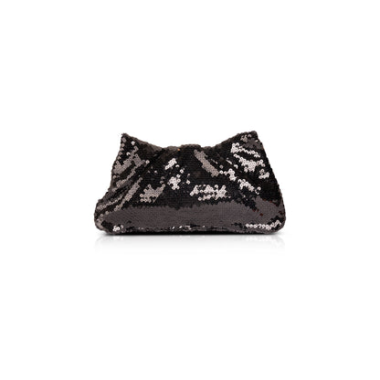 Chanel Sequin CC Half Moon Clutch