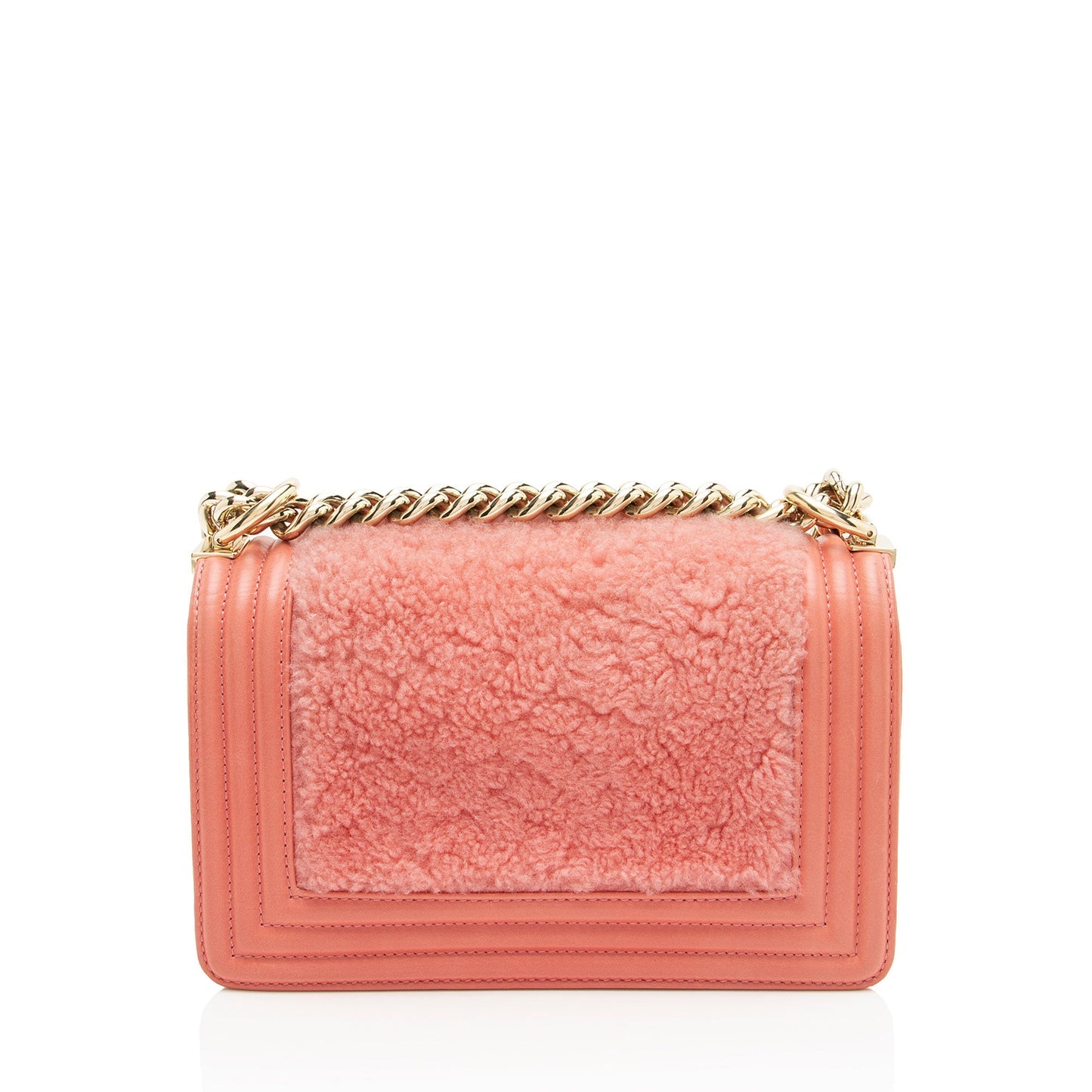 Chanel Shearling Calfskin Small Boy Bag