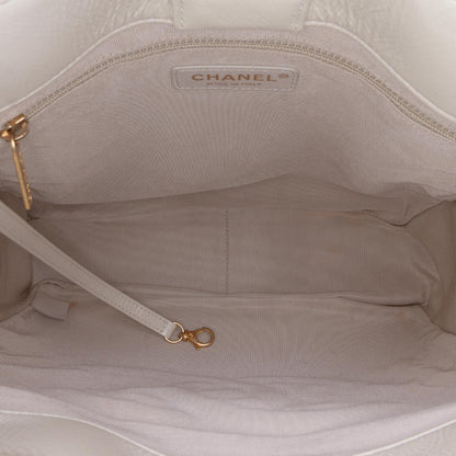 Chanel Shiny Aged Calfskin North South Shopping Tote