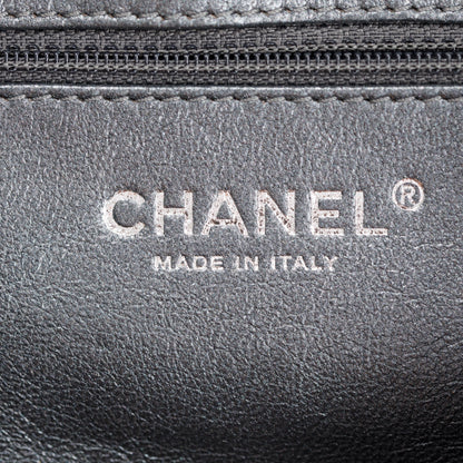 Chanel Silver Aged Calfskin Leather Medium Reissue Camera Bag