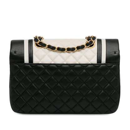 Chanel Small Bicolor Lambskin Paris Cosmopolite Flap (SHG-yTuQ45)
