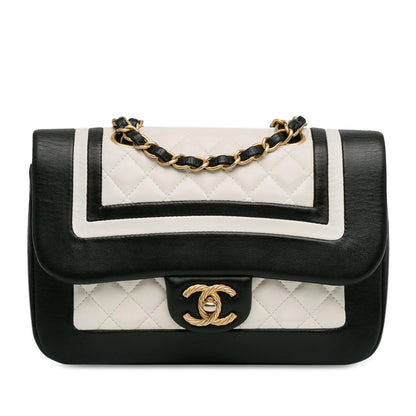 Chanel Small Bicolor Lambskin Paris Cosmopolite Flap (SHG-yTuQ45)