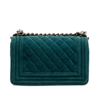 Chanel Small Boy Velvet Flap Bag (SHG-aOeYnm)