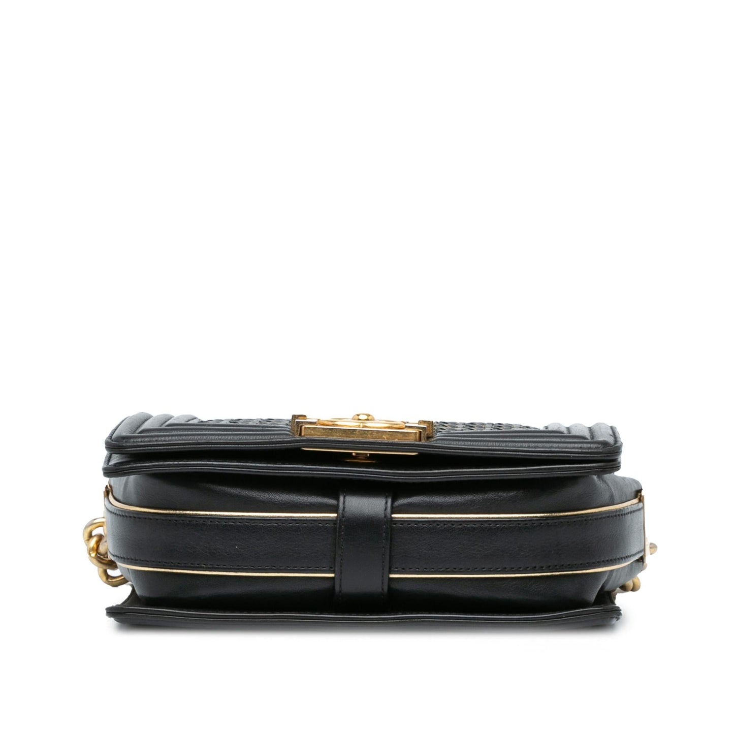 Chanel Small Braided Sheepskin Boy Flap (SHG-3XvapB)