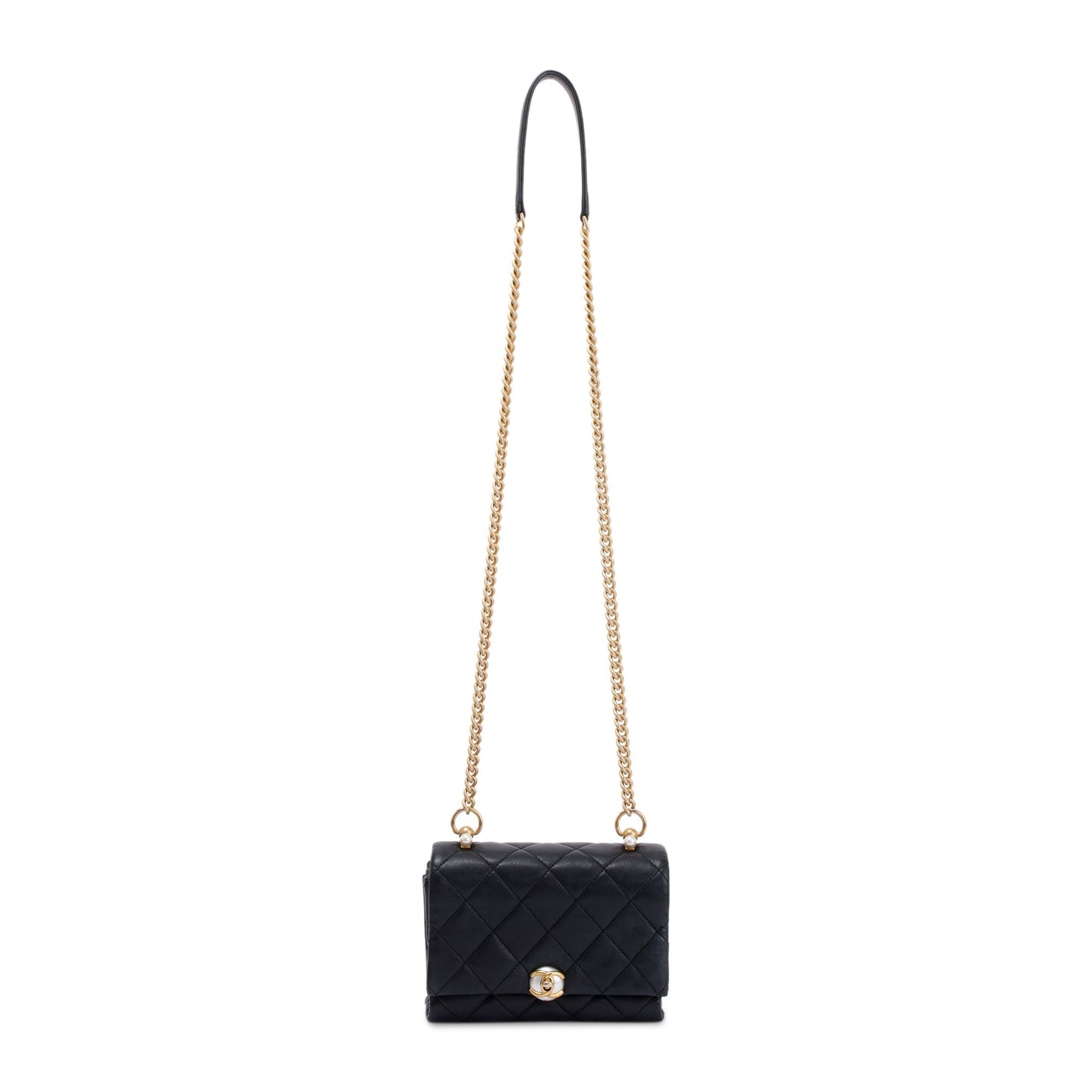 Chanel Small CC Pearl Accordion Flap Bag