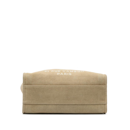 Chanel Small Canvas Deauville Tote (SHG-2dZaWO)