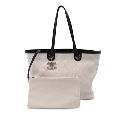 Chanel Small Caviar Shopping Fever Tote (SHG-ZejzPd)