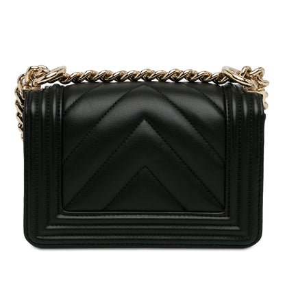 Chanel Small Chevron Boy Flap (SHG-PGXrMi)