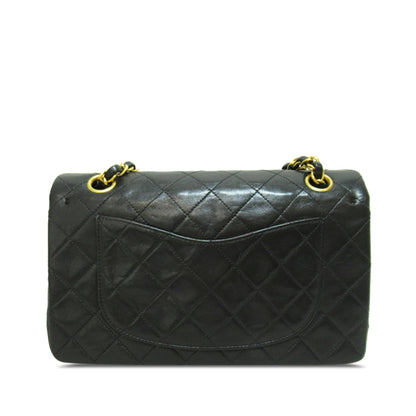 Chanel Small Classic Lambskin Double Flap (SHG-mjPAeK)