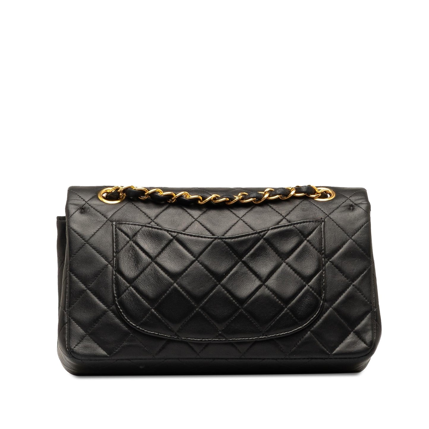 Chanel Small Classic Lambskin Double Flap (SHG-asIK7n)
