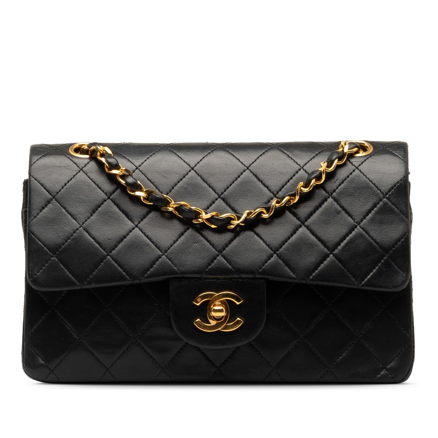 Chanel Small Classic Lambskin Double Flap (SHG-RTXYTz)