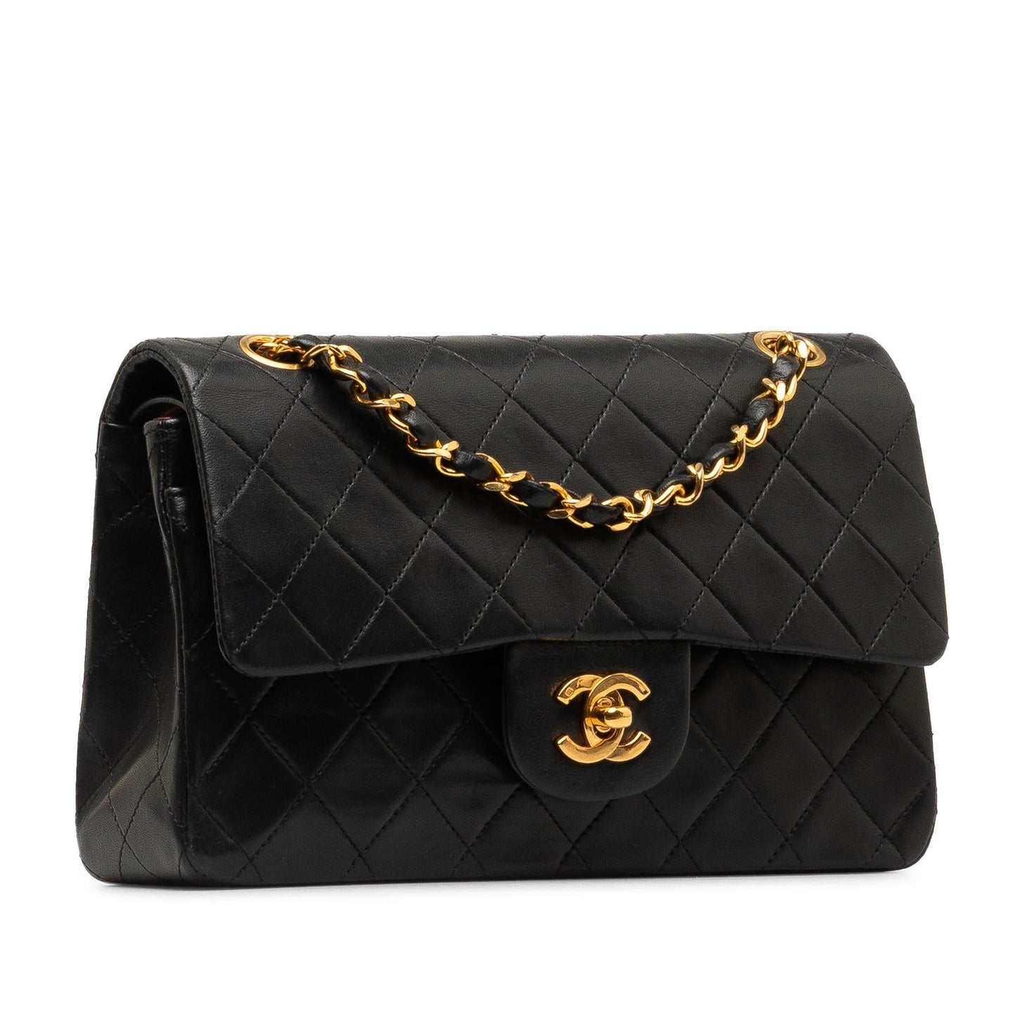 Chanel Small Classic Lambskin Double Flap (SHG-RTXYTz)