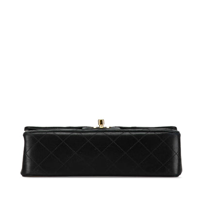 Chanel Small Classic Lambskin Double Flap (SHG-wzVZB4)