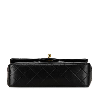 Chanel Small Classic Lambskin Double Flap (SHG-HJFEAA)