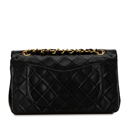 Chanel Small Classic Lambskin Double Flap (SHG-0Uyy0k)