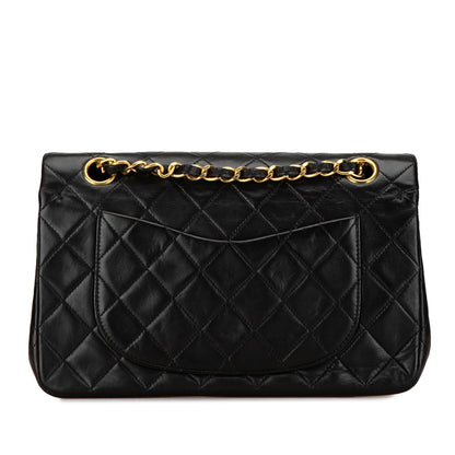 Chanel Small Classic Lambskin Double Flap (SHG-FgW8Qu)
