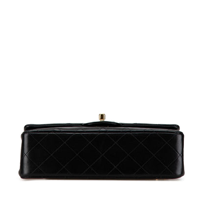 Chanel Small Classic Lambskin Double Flap (SHG-OOHqjQ)