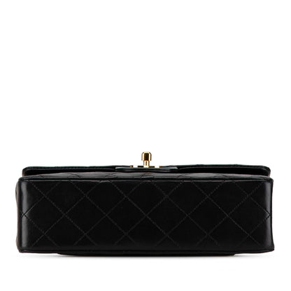 Chanel Small Classic Lambskin Double Flap (SHG-uhzzcD)