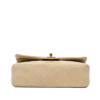 Chanel Small Classic Lambskin Double Flap (SHG-dmJ7nr)