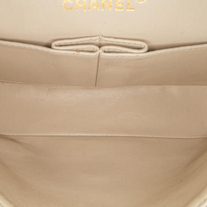 Chanel Small Classic Lambskin Double Flap (SHG-dmJ7nr)