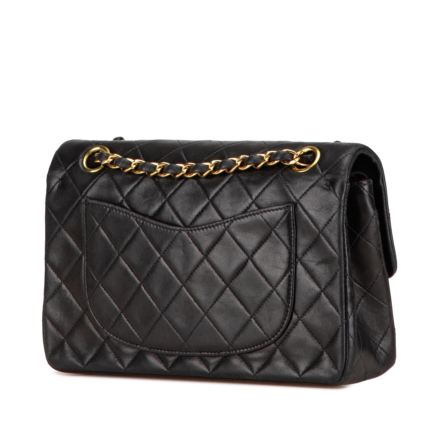 Chanel Small Classic Lambskin Double Flap (SHG-3kJqlg)