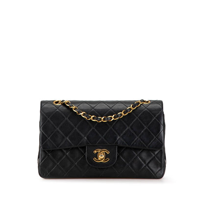 Chanel Small Classic Lambskin Double Flap (SHG-FdUf9U)