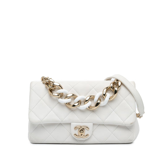 Chanel Small Elegant Chain Single Flap (SHG-9EeFDt)