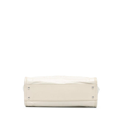 Chanel Small Glazed Calfskin Deauville Tote (SHG-QE8xIp)