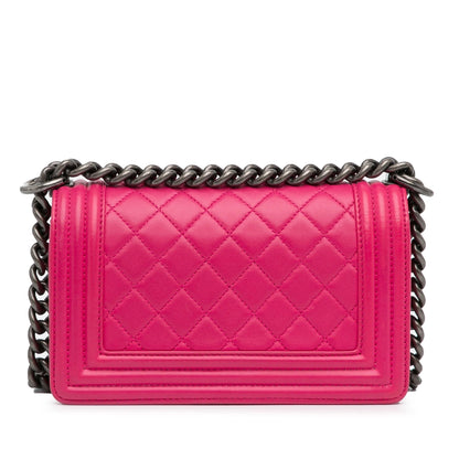 Chanel Small Lambskin Boy Flap (SHG-q4gnrk)
