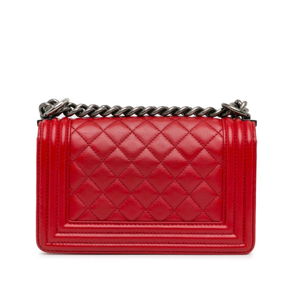 Chanel Small Lambskin Boy Flap (SHG-ARfIAX)