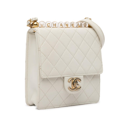 Chanel Small Lambskin Chic Pearls Flap (SHG-dGzanu)