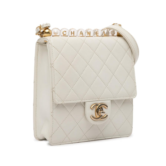 Chanel Small Lambskin Chic Pearls Flap (SHG-dGzanu)