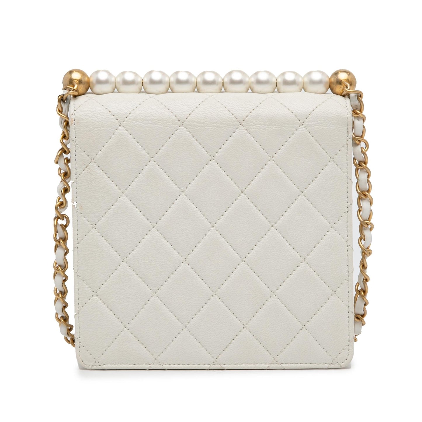 Chanel Small Lambskin Chic Pearls Flap (SHG-YnWZht)