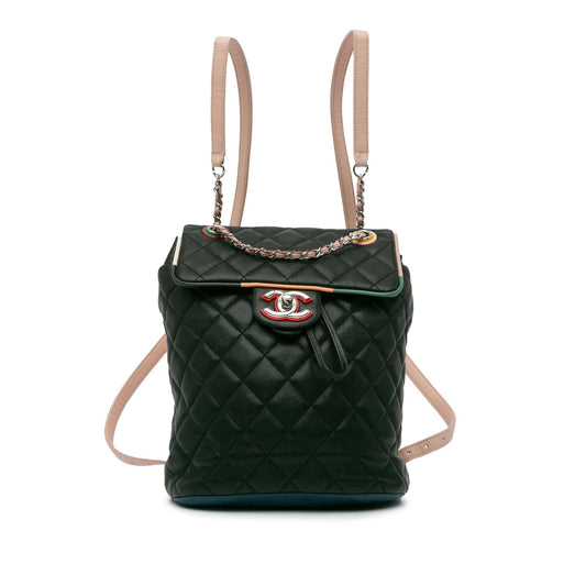 Chanel Small Lambskin Cuba Color Urban Spirit Backpack (SHG-a8CuVs)