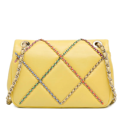 Chanel Small Lambskin Entwined Chain Flap (SHG-17rKtH)