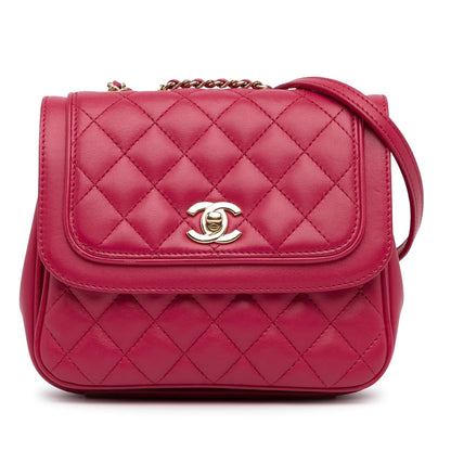 Chanel Small Lambskin Lovely Day Flap (SHG-3FI4mw)