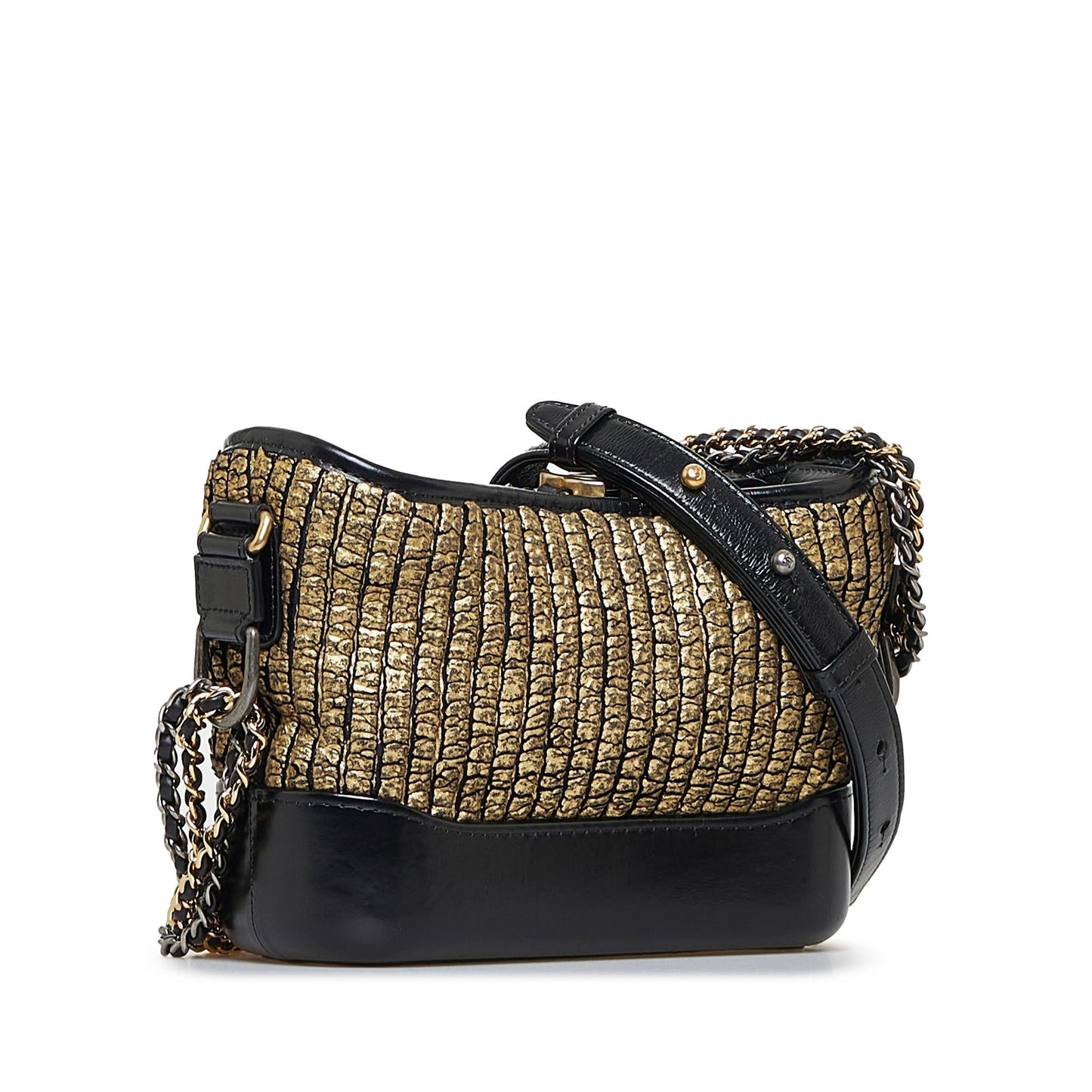 Chanel Small Painted Knit Gabrielle Crossbody Bag (SHG-o8pm25)