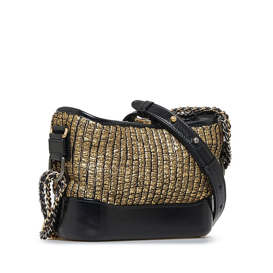 Chanel Small Painted Knit Gabrielle Crossbody Bag (SHG-o8pm25)