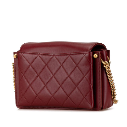 Chanel Small Quilted Calfskin CC Envelope Flap (SHG-xMFOWi)