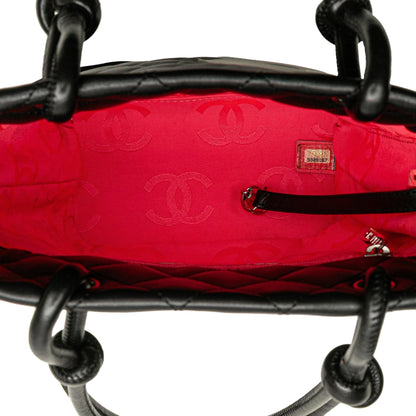 Chanel Small Quilted Lambskin Cambon Ligne Tote