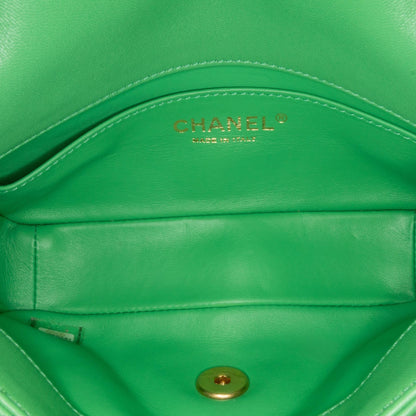 Chanel Small Quilted Lambskin Chain Is More Flap (SHG-cGCJvR)
