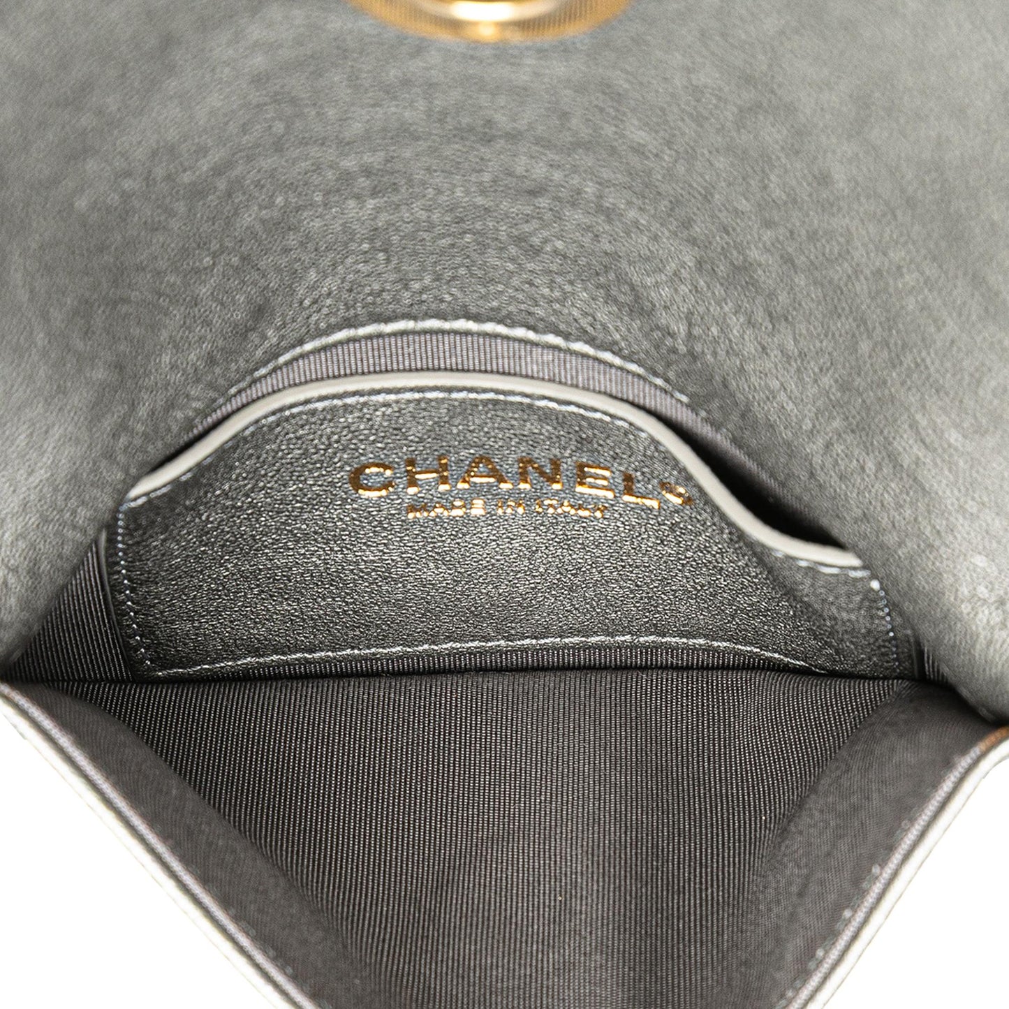 Chanel Small Tricolor Quilted Lambskin Camellia Flower Flap