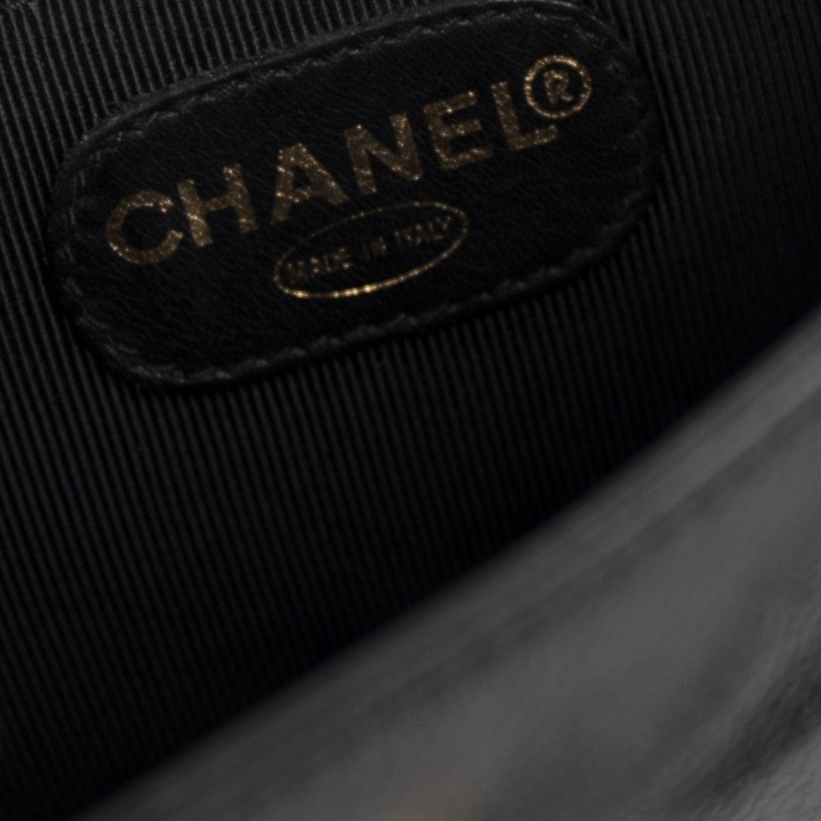 Chanel Small Vintage Black Caviar CC Backpack