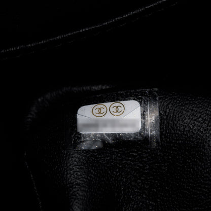 Chanel So Black Calfskin Leather 2.55 Reissue 225 Double Flap Bag