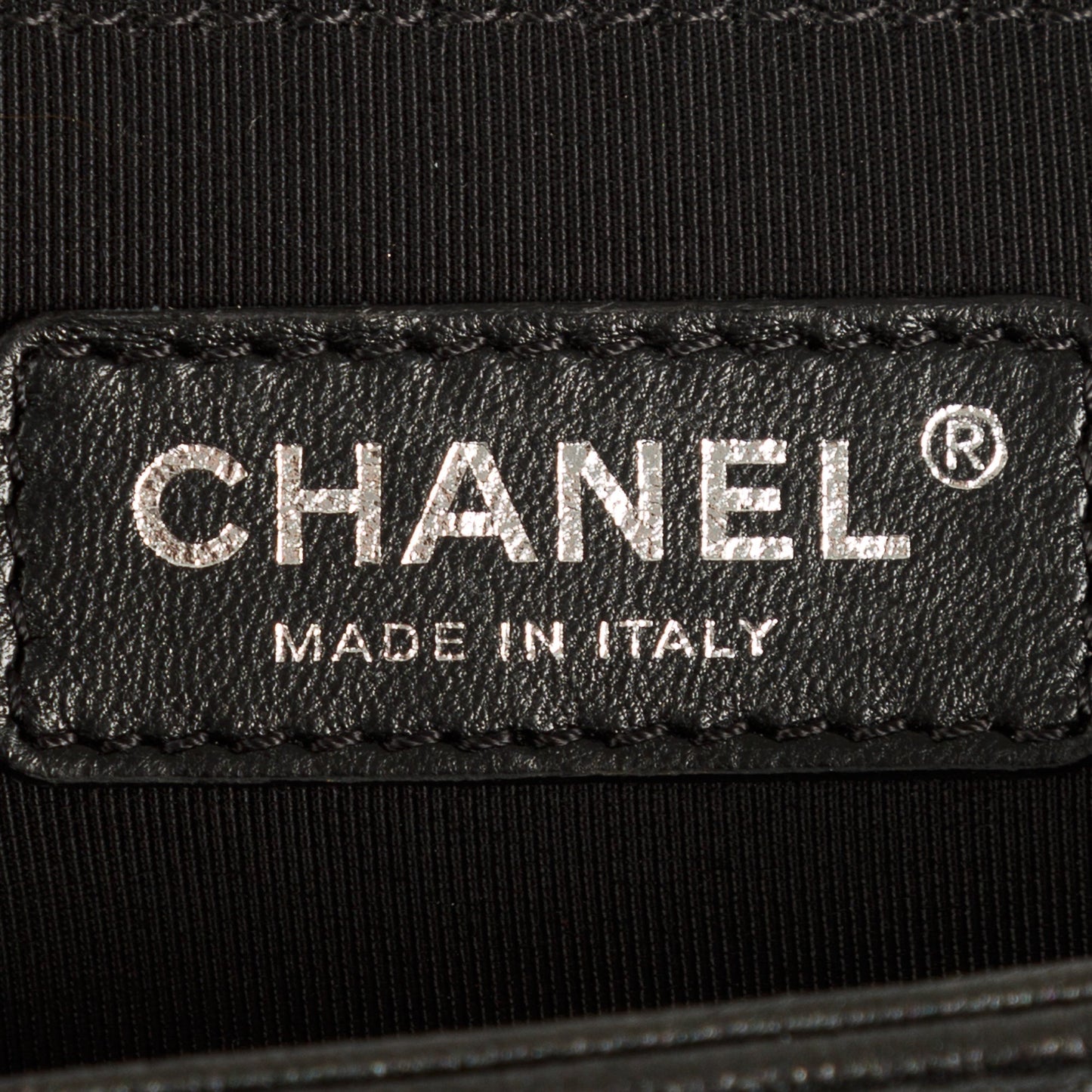 Chanel So Black Caviar Large Boy Bag